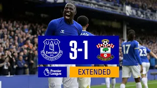 EXTENDED HIGHLIGHTS: EVERTON 3-1 SOUTHAMPTON