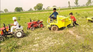 ऐसे काम करने मे बहुत मजा आता है Mini Eicher tractor Komal Kumar  Homemade  masen mini Mahindra