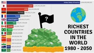 Richest Countries In The World By GDP (1980-2050)