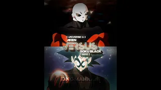 Jiren Vs Xeno Goku Black #dbz #dbs #dragonball #goku #gokublack #anime #animeseries #manga