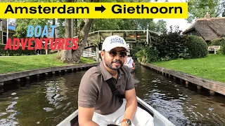 Amsterdam Canal Boat Tour & Giethoorn Village Adventure | Exploring Netherlands' Hidden Gems