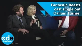 Fantastic Beasts cast single out Callum Turner over one-word answers