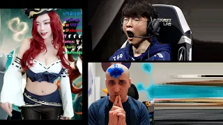 THE MOST INSANE PLAY AT MSI' HISTORY CHOVY VS FAKER | STREAMERS REACTION | HUMZH AVATAR |LOL MOMENTS