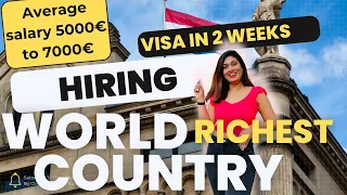 How to Get Jobs in Luxembourg | Luxembourg Work Visa |High Salary | English Jobs | Visa in 5 days