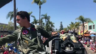 Top Gun Maverick; Coronado July 4th Parade. Tom Cruise Look Alike