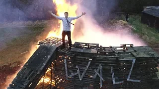 Burning the Wall Of Death