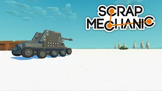 Танковый контрудар немцев - Scrap Mechanic Война