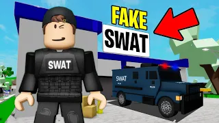 I Start A FAKE SWAT TEAM To Catch CRIMINALS In Brookhaven RP..