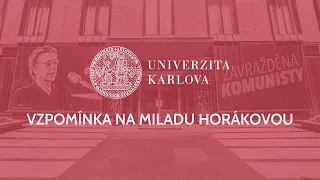 Vzpomínka na Miladu Horákovou