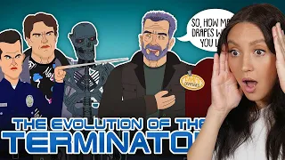 Reacting to EVOLUTION of the TERMINATOR (But I've Never Seen the Terminator)!!