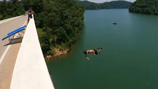 CRAZIEST CLIFF JUMPING OF ALL TIME (Quint 1 1/2 twists)