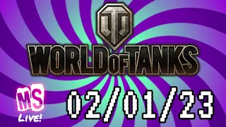 World Of Tanks Stream: 02/01/2023: Marking Obj.703 II (94%-95%) + Making 3 MILLION CREDITS!