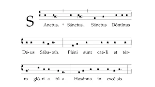 Missa 18: Sanctus