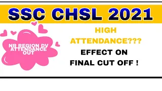 SSC CHSL 2021 NR REGION DV ATTENDANCE OUT !! SSC CHSL 2021 #ssc #rbe #cgl #chsl