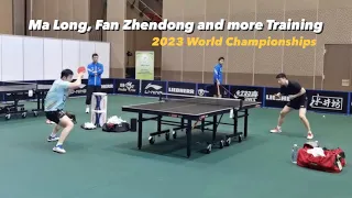 Ma Long, Fan Zhendong, Wang Chuqin and more Training 1 | 2023 World Championships