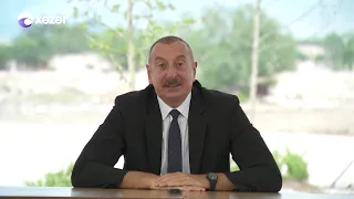 Prezident İlham Əliyev Ağdama səfər edib