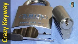 (picking 519) EVVA wiggly lock picked / gutted - opening an ABUS 83/45 sent by 'Anfin Thorstein'