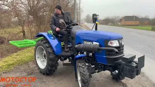 ДТЗ 5354 НРХ в роботі: НОУ КОМЕНТС 🚜 Тест-драйв китайського мінітрактора в Житомирській області.