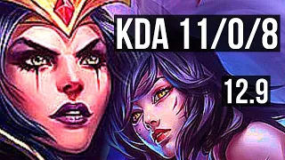 LEBLANC vs AHRI (MID) | 11/0/8, Legendary, 300+ games | KR Master | 12.9