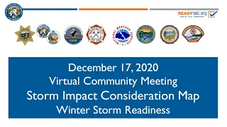 Virtual Community Meeting, Winter Storm Readiness, December 17, 2020