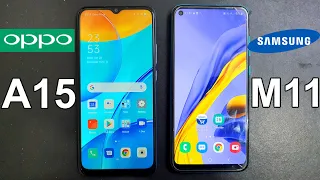 Oppo A15 Vs Galaxy M11 Speed Test