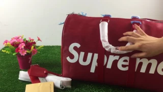LOUIS VUITTON X SUPREME LV RED HAND BAG REVIEW FROM TRADEKICKS.CN！！！