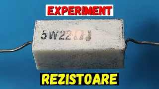 What happens if we exceed the maximum power of a white ceramic resistor