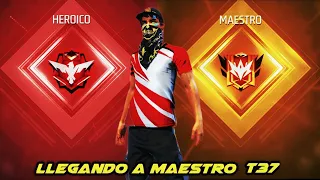 SOLAMENTE TENGO UNA SEMANA PARA LLEGAR A MAESTRO EN FREE ||Vz SALAZAR||FREEFIREMAX