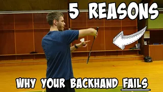 Badminton - 5 REASONS why YOUR BACKHAND FAILS 🏸