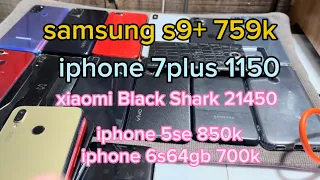 samssung s9plus 750k, iphone 7plus 1150k xiaomi blak Shark 2 1450k oppo, vivo giá rẻ