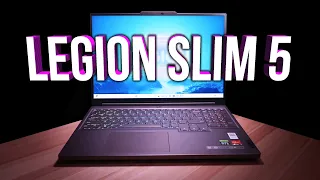 Legion Slim 5 Unboxing Review Highlights! 10+ Game Benchmarks, Fan Noise, Thermals, Display Test!