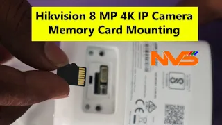 Hikvision 8MP IP Camera Memory Card Mounting (DS-2CD1023G0-I)