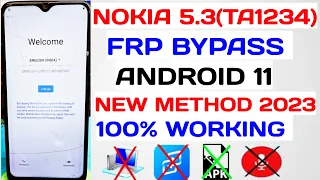 Nokia 5.3 GOOGLE ACCOUNT/FRPBYPASS 2023 |ANDROID 11 (Without PC)