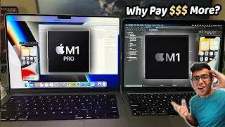 I'M SHOCKED! 14" MacBook Pro vs M1 MacBook Air  🤯