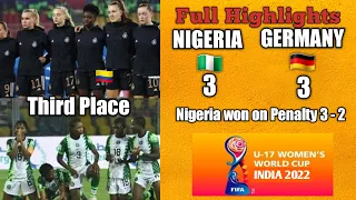Nigeria VS Germany (3-3)  Full Highlights with Penalty (3-2) 2022 FIFA Women World Cup