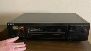 208 Sony Tape Deck TC-WR661