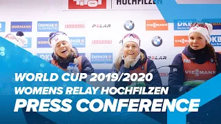 Hochfilzen Women's Relay Press Conference