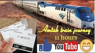 Amtrak Train |  From San Jose to Los Angeles | travel Vlog