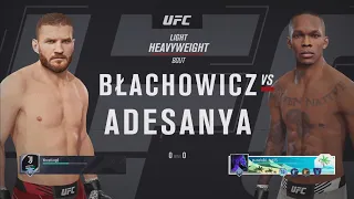 UFC 4 - Israel Adesanya vs Jan Blachowicz [full fight - no commentary]