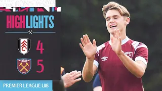 Fulham 4-5 West Ham | Young Hammers Fight Back In 9 Goal Thriller | Premier League U18 Highlights