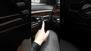 Настройка памяти сидений и руля в Mercedes S класс
