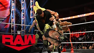 The Street Profits and Rey & Dominik Mysterio vs. Ziggler, Roode, Crews & Azeez: Raw, Jan. 17, 2022