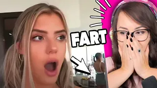 The Most Embarrassing Video | Girls Can't Stop Farting Compilation - REACTION !!!