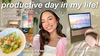 PRODUCTIVE DAY IN MY LIFE! 🎄 grwm, studying in a cafe, holiday prep, etc!