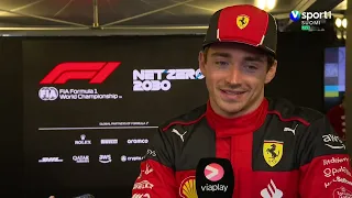 Charles Leclerc's Runner-Up Reflection: Exclusive Post-Sprint Interview at #AzerbaijanGP #F1