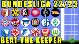 Bundesliga 2022/23 - Beat The Keeper Marble Race / Marble Race King