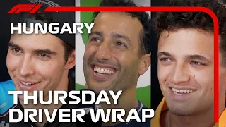 Thursday Drivers' Wrap | 2023 Hungarian Grand Prix