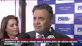 Derrota de João Doria: PSDB nega expulsão de Aécio Neves