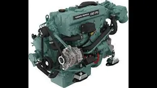 Servicing a D2-75 Volvo penta engine.