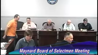 Maynard Selectmen Meeting 7-21-15  (Part 1)